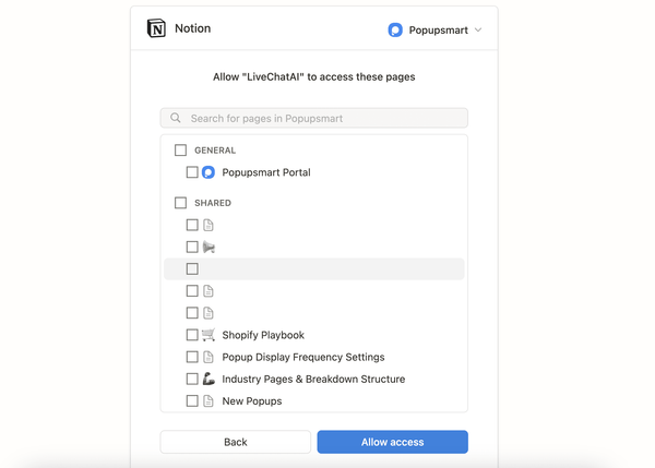 Adding Notion Pages as a Data Source